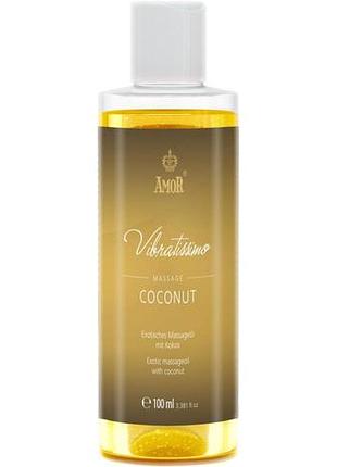 Масажне масло - vibratissimo coconut з ароматом кокоса, 100 мл
