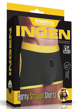 Шорти унісекс для страпону horny strapon large секс-магазин дорослих іграшок