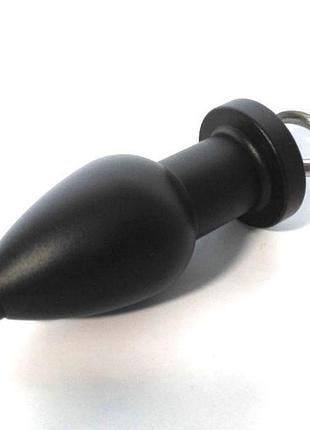 Металева анальна вилка чорна секс-магазин дорослих іграшок