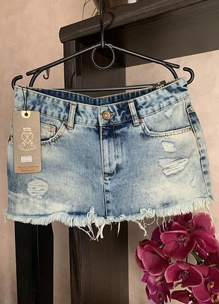 Нова міні- спідничка джинсова від bershka