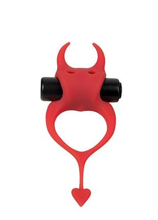 Вібропуля adrien lastic pocket vibe devol з хвостиком і ріжками ami