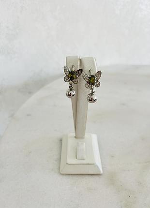 Сережки метелик кулькі