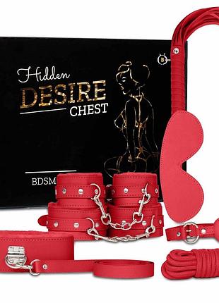 Набор бдсм игрушек fetish b-series bdsm kit 5.0, красный
