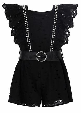 Сарафан шортами комбинезон школьный monnalisa