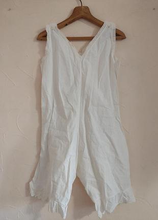 Антикварная винтажная комбинация викторианской эвардианской эпохи