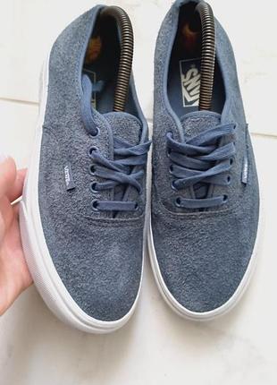 Замшевые женские кеды vans