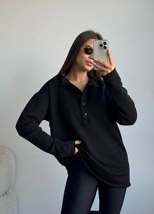 Жіночий лонгслів з необробленими краями