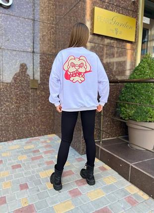 Жіноча повсякденна трикотажна кофта світшот з малюнком