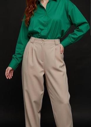 Брюки с защипами