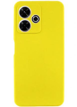 Чохол silicone cover lakshmi full camera (aaa) для xiaomi redmi 13 4g / poco m6 4g жовтий