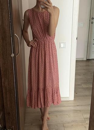 Сукня сарафан літня в горошок