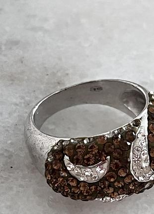 Каблучка срібло 4