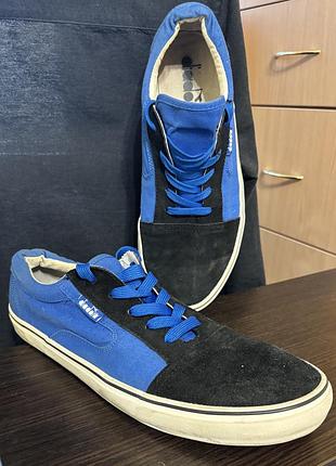 Кеди diadora оригінал р. 46 (30 см) сині чоловічі скейтерські