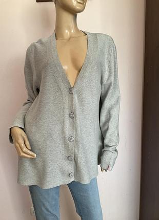 Бавовняний фірмовый кардиган- батал/ 44/ brend lieblingsstuck