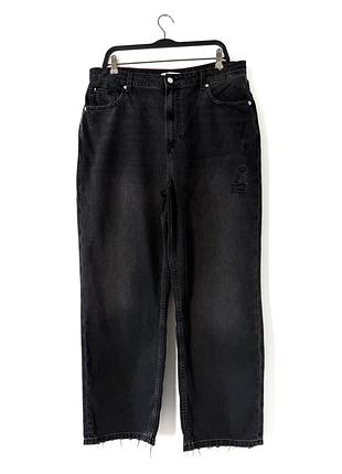 Черные широкие джинсы багги Tommy hilfiger