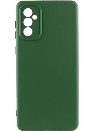 Чехол tpu getman liquid silk full camera для samsung galaxy a55 (73795) зеленый / dark green