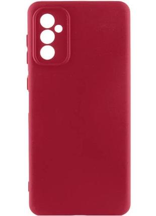 Чехол tpu getman liquid silk full camera для samsung galaxy a55 красный / red