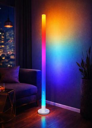 Светодиодный rgb торшер 150 см с пультом управления