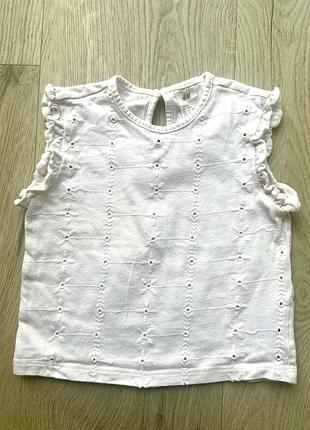 Блузка футболка h&m для дівчинки 86 см 12–18 міс