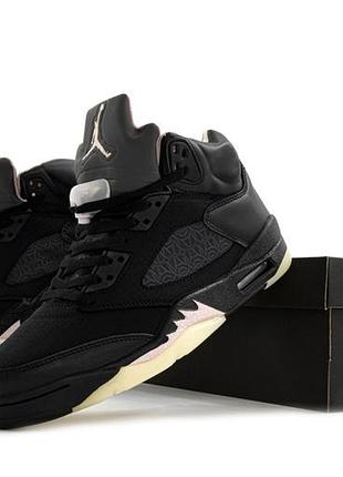 Nike air j0rdan 5 retro "рsg" off noir кросівки