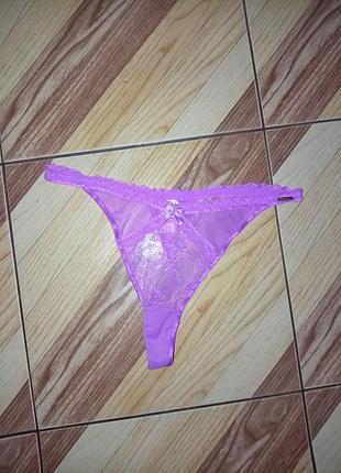Трусики стринги ажурные