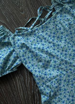 Блакитна довга сукня розміру хс-с