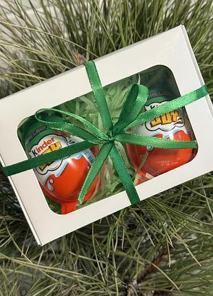 Солодкий подарунковий набір подарунковий бокс kinder joy minecraft кіндер джой майнкрафт
