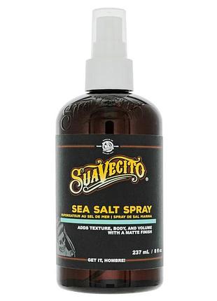 Солевой спрей для волос suavecito sea salt spray 237 мл