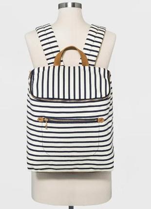 Полосатый в летний рюкзак на молнии a new day