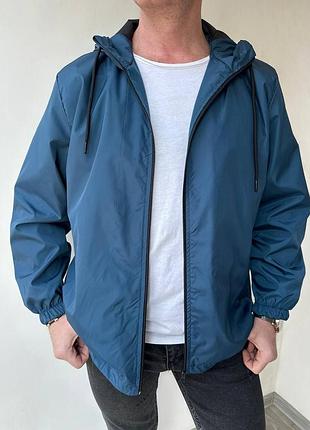 Великі розміри! чоловіча куртка, вітровка великих розмірів, куртка з капюшоном