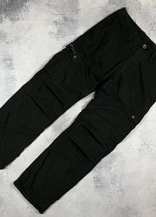 Schott nyc чоловічі карго штани чорні шотт оригінал розмір м 32