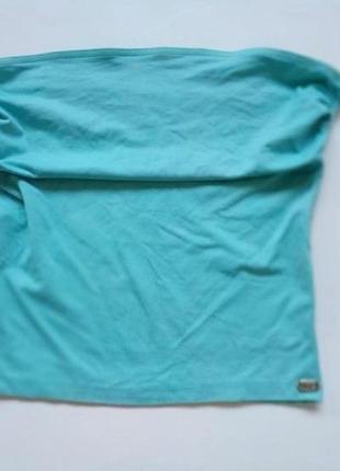 M&amp;o топ майка топик для полона бирюзовая без бретелей