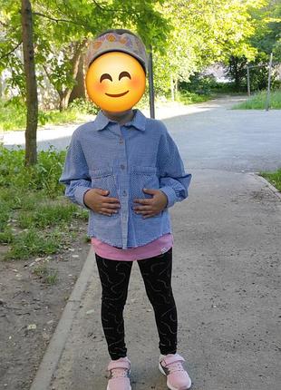 Рубашка для девочки zara 3