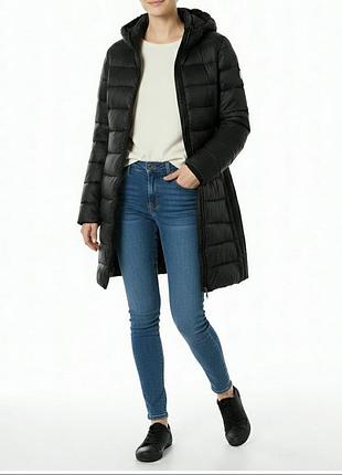Удлиненная демисезонная женская куртка s 8/10 36/38 европ, с 46 наш размер esmara стеганая ультралайт bionic finish eco