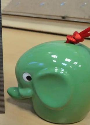Дзвіночок настільний   керамічний "слон", феншуй