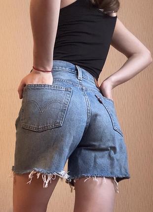 Джинсові шорти levi’s оригінал 4