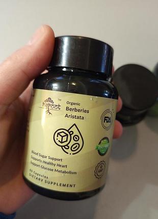 Капсулы с ягодами барбериса как инсулин и для здоровья сердца,индия, 60 капсул.