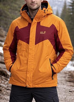 Jack wolfskin texapore gore-tex куртка на весну з підкладом l-xl