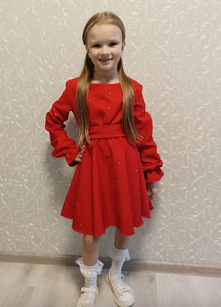 Красива нарядна сукня для дівчинки 3