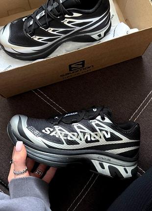 Кросівки salomon black × mm6 maison margiela