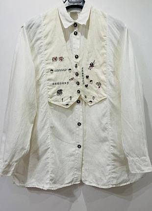 Landhause вінтажна лляна сорочка