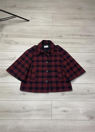 Red valentino authentic prince of wales wool blend jacket, розмір s-m
