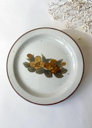 Десертні тарілки камʼяна кераміка вінтаж німеччина
