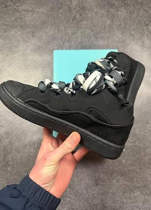 Lanvin curb sneakers black grey менее дути