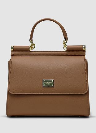 💎 dolce&gabbana sicily medium elongated beige (лео підкладка) 25 х 20 х 11 см