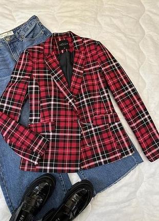 Жіночий картатий картатий піджак/блейзер або шотландська карта mohito
