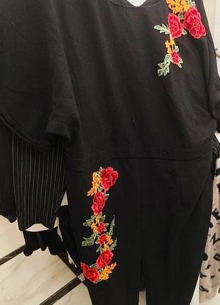 Плаття з розрізом під вишивку 54-58 розміру