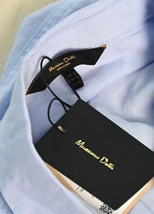 Льняна сорочка massimo dutti рубашка 3