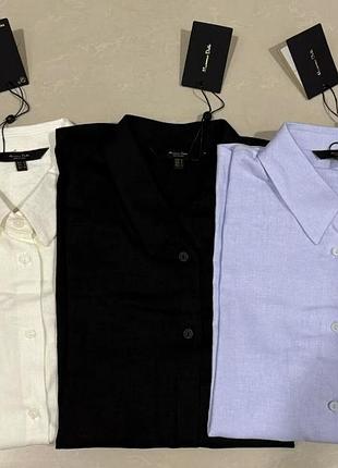 Льняна сорочка massimo dutti рубашка 2