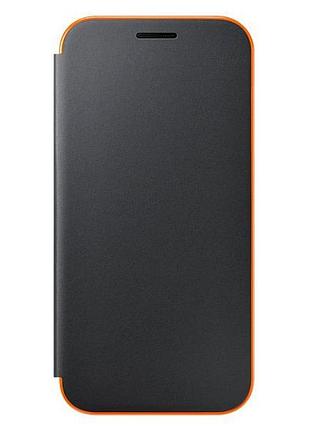 Чехол neon flip для samsung galaxy a3 2017 (a320) black original 100%
